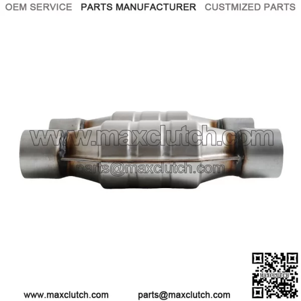 For Chevy Silverado 1500 GMC Ford 2PCS 2.5" Universal Catalytic Converter Sliver - Image 4