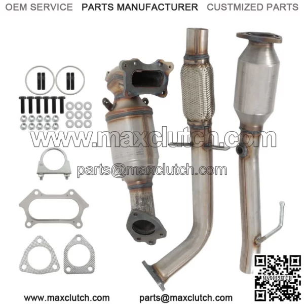 For 2013-2017 Honda Accord 2.4L Front Manifold & Rear Catalytic Converter