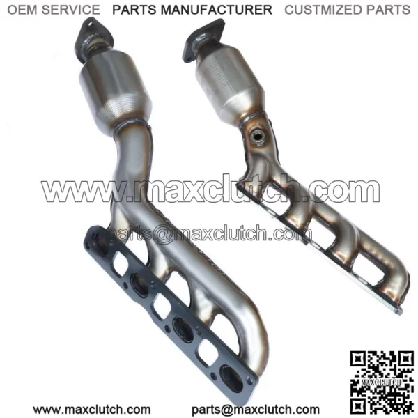 For Nissan Titan 5.6L 2004-2015 Manifold Catalytic Converters Front & Rear All 4 - Image 3