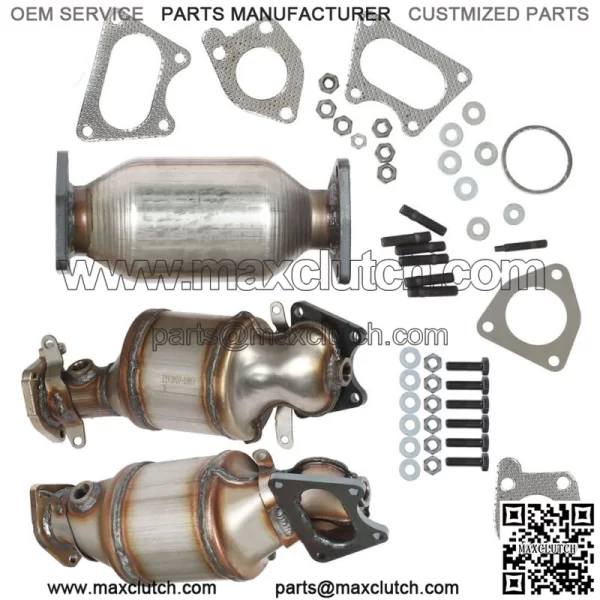 For 2005-2007 Honda Odyssey 3.5L Catalytic Converter 16450 16451 16351 3pcs