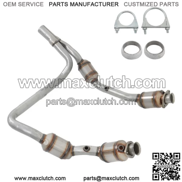 For 2007-2009 Jeep Wrangler JK 3.8L Front Catalytic Converter Y Pipe