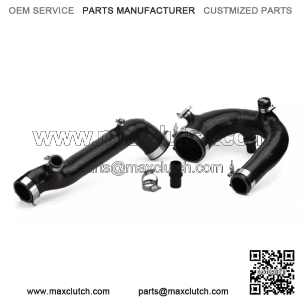 SxS Polaris RZR Turbo R & Pro XP Silicone Charge Tube Kit 2020-2025 Black