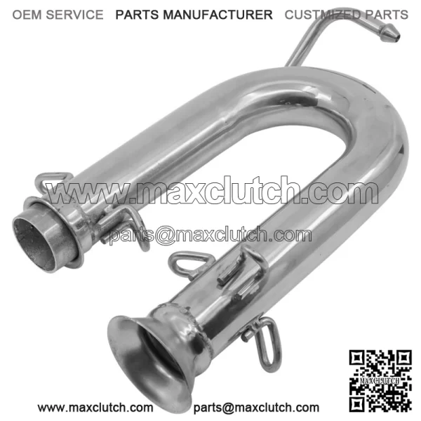 Exhaust Pipe For Yamaha Rhino 700 YXR700FSP 4x4 Sport Edition FI 2008-2013(For: Yamaha Rhino 700)