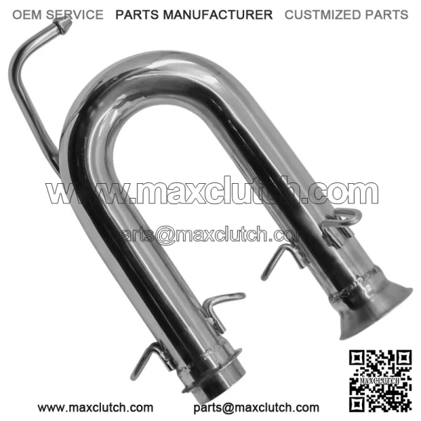 Exhaust Pipe For Yamaha Rhino 700 YXR700FSP 4x4 Sport Edition FI 2008-2013(For: Yamaha Rhino 700) - Image 4