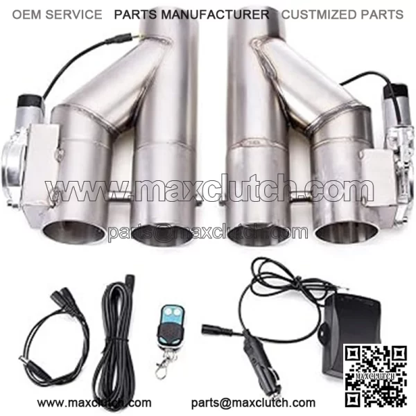 3-inch double-open integrated Y-type exhaust valve remote control 2-in-1
