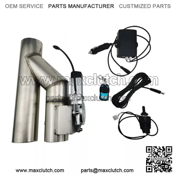 3-inch integrated straight exhaust valve Remote control and manual