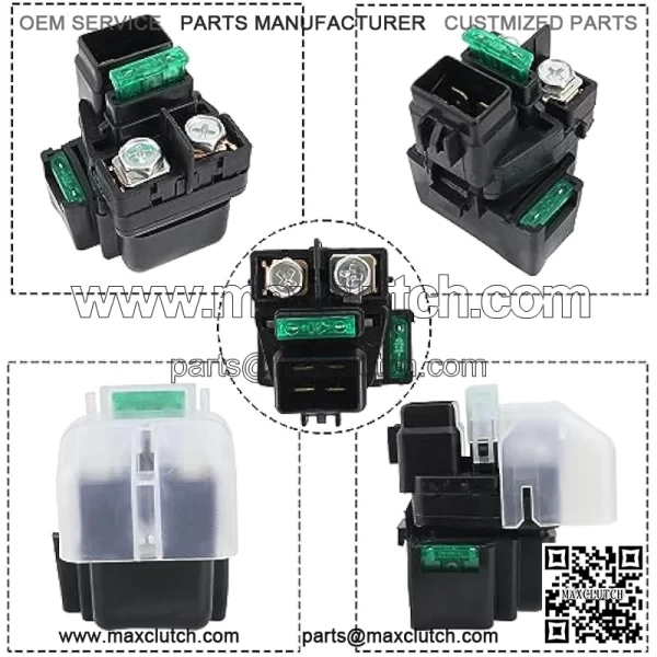 Starter w/Relay & Ignition Switch for Suzuki Eiger 400 2002-2007 2WD 4WD LT-A400 LT-F400 LT-F400F LT-A400F LT-A400C, 31100-38F00 18809 18840, 2002 2003 2004 2005 2006 2007 Eiger 400 Starter - Image 4