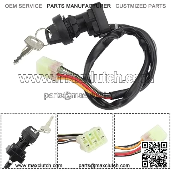 Starter w/Relay & Ignition Switch for Suzuki Eiger 400 2002-2007 2WD 4WD LT-A400 LT-F400 LT-F400F LT-A400F LT-A400C, 31100-38F00 18809 18840, 2002 2003 2004 2005 2006 2007 Eiger 400 Starter - Image 5