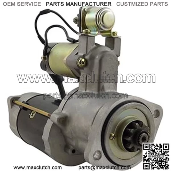 New Premium Starter 24 Volt Including Relay For Caterpillar 320N Mitsubishi Forklifts Lift Truck DP40 FD20 FD-25 FD30 FD50 FD70 0R1091 10R2985 1146864 135-2361 1R5538 1R7370 5I7716 LRS01889 LRS01928V - Image 2