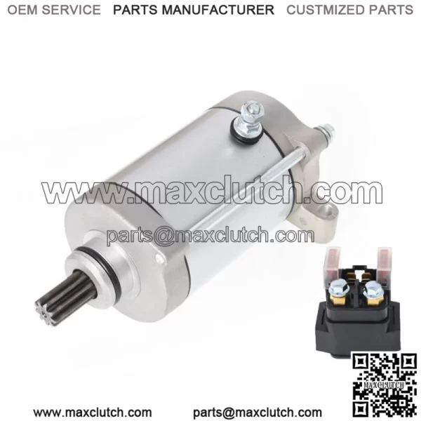 Starter and Solenoid Relay for Yamaha Rhino 660 YXR660 2004 2005 2006 - Image 3