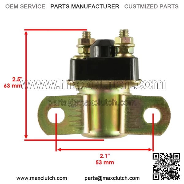 Starter & Drive for Polaris Xpedition 425 425Cc Engine 2000-2002 Relay Solenoid (For: Polaris) - Image 3