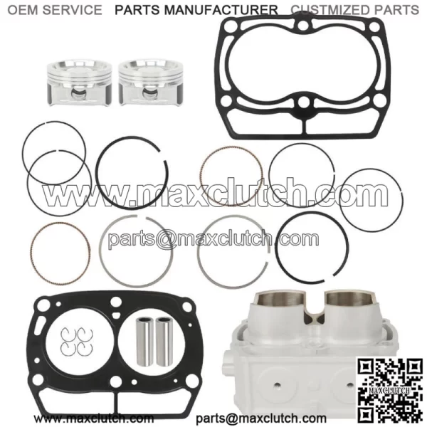 2008-2014 Upper Cylinder Piston Gasket Kit for Polaris Ranger 800 RZR 800 - Image 2
