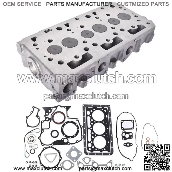 New "Complete" Cylinder Head & Full Gasket Kit FITS Kubota D902 ZD323