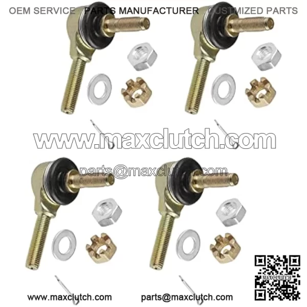 Two Sets Of Tie Rod End Kit Compatible with Kawasaki Kvf400A Kvf400C Prairie 400 4X4 1997 1998 1999 2000 - Image 5