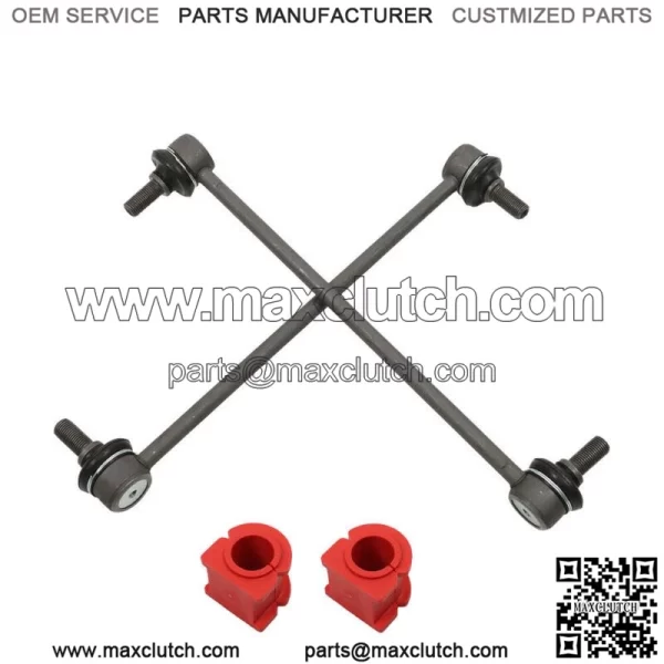 Fits Toyota Sienna 2011-2019 Front Stabilizer Bar Links + Front Bushings 4pcs