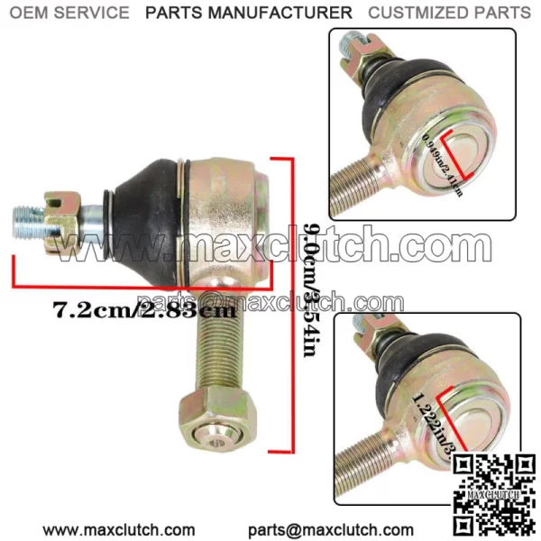 Fits Club Car DS Golf Cart 84-08 Steering Gearbox Tie Rod Tie Rod End - Image 2