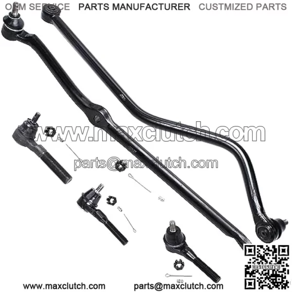 11 Piece Front Suspension Kit for 1991-2001 Jeep Cherokee, 1991-1992 Comanche, 3 Outer & Inner Tie Rod Ends, 2 Sway Bars, 4 Ball Joints, 2 Replacement Trailing Arms - Image 2