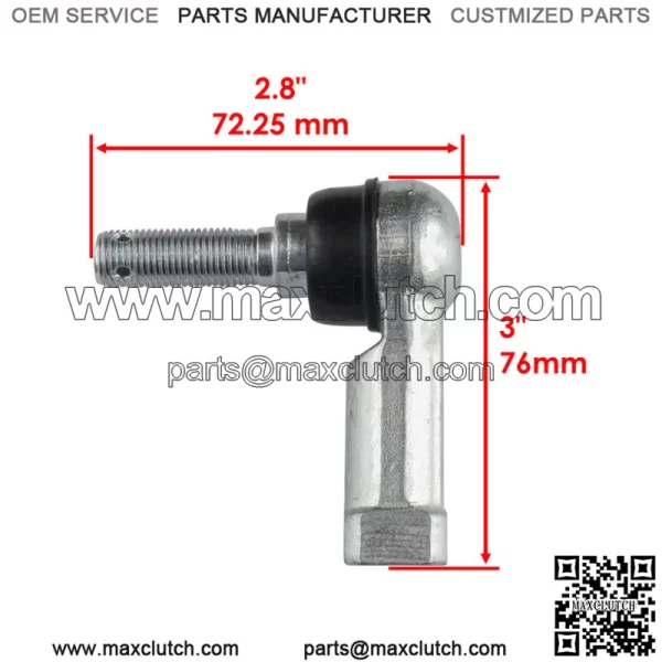2 Sets Of Tie Rod Ends For Can Am Outlander 650 Std Xt Xtp Dps Xmr 2006-2023 - Image 2