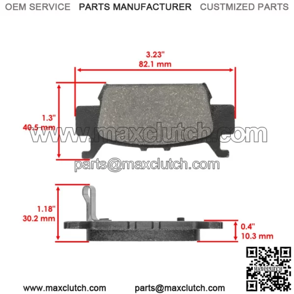 06431-HL4-A01 06432-HL4-A01 06451-HL4-A01 06452-HL4-A01 Brake pads for Honda - Image 2