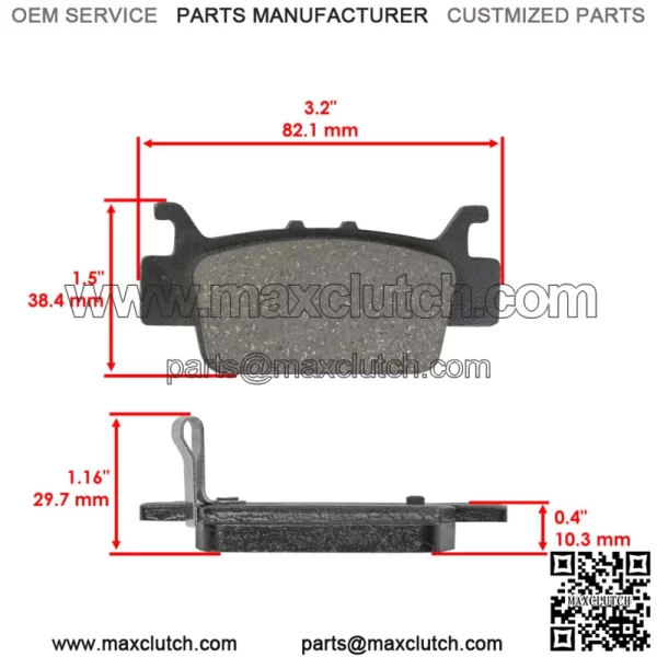 06431-HL4-A01 06432-HL4-A01 06451-HL4-A01 06452-HL4-A01 Brake pads for Honda - Image 3