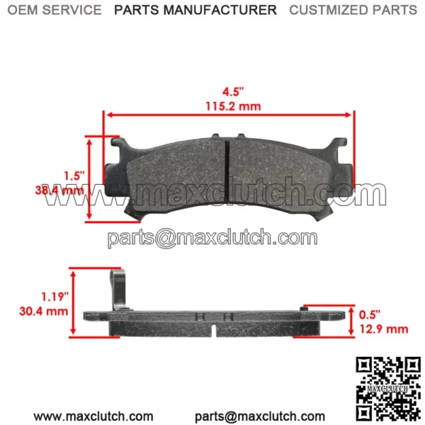 06431-HL4-A01 06432-HL4-A01 06451-HL4-A01 06452-HL4-A01 Brake pads for Honda - Image 4
