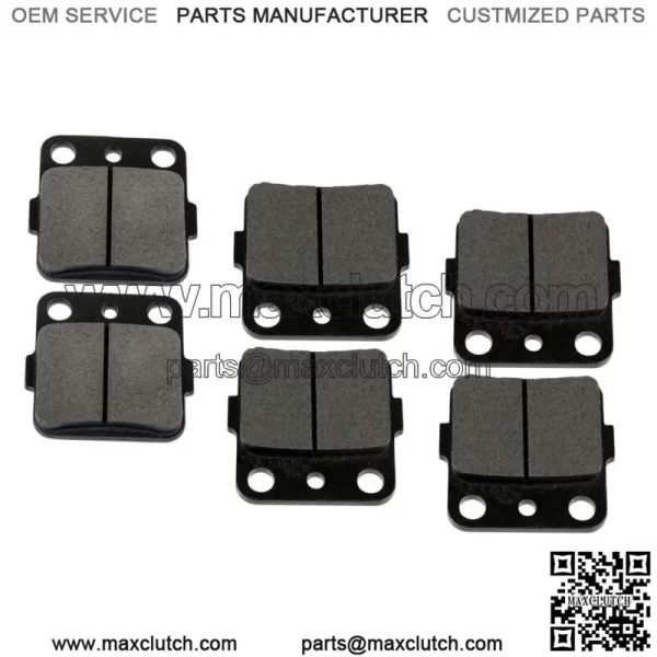 Front and Rear Brake Pads for Honda TRX250X TRX 250 X Fourtrax 1987 1988 1989-1992 (for: Honda)