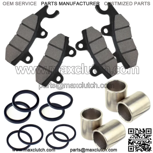 Front Brake Pistons and Brake Pads for Yamaha Rhino 660 YXR660 YXR 660 2004-2007 (for: Yamaha Rhino 660 2006)
