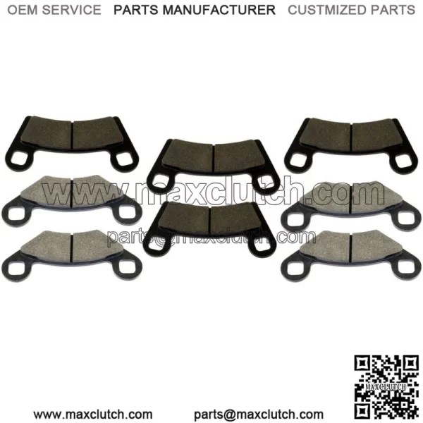 Front And Rear Brake Pads for Polaris RZR 800 EFI 2008-2014