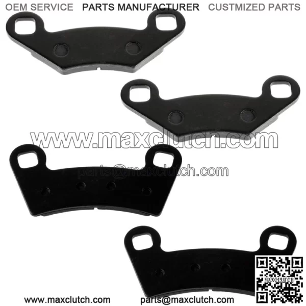 Front And Rear Brake Pads for Polaris RZR 800 EFI 2008-2014 - Image 4
