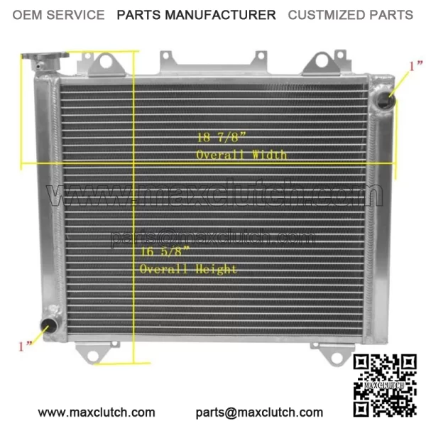 For 14-20 Kawasaki Teryx4 800 KRT800 /Teryx 800 KRF800 ATV All Aluminum Radiator For: More than one vehicle - Image 2