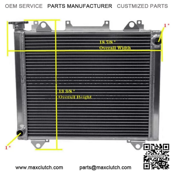 Aluminum Radiator For 2014-2021 Kawasaki Teryx 800 KRF800/Teryx4 800 KRT800 For: More than one vehicle - Image 2