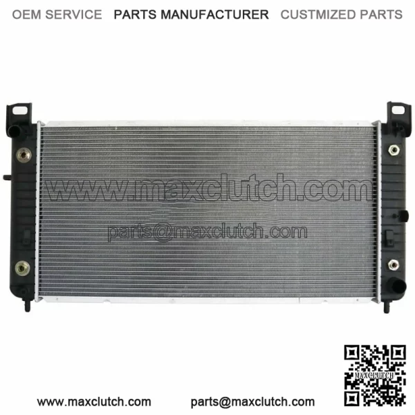 One New DENSO Auto Parts Radiator 2219514 for Cadillac Chevrolet GMC Hummer (For: More than one vehicle)