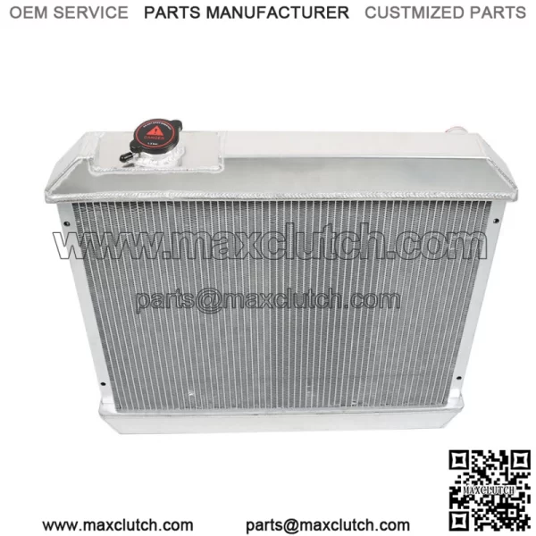 3 Rows Aluminum Radiator For 1963-1966 Chevy C10 C20 C30 K10 Truck V8 CC284 - Image 3