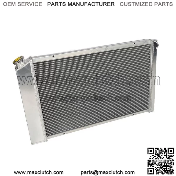 For Chevy 1970-81 Camaro/ 1978-87 Monte Carlo 3 Row Aluminum Radiator+Shroud Fan - Image 4