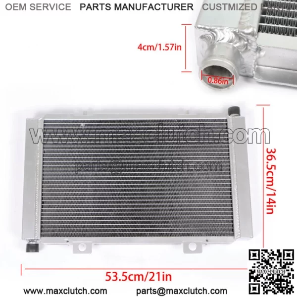 For CAN AM COMMANDER 800R 1000 MAVERICK MAX 1000R ALUMINUM RADIATOR 2011-2019 - Image 2