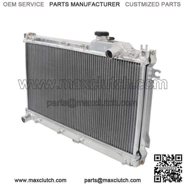 2 Row Full Aluminum Core Racing Radiator Bolt On For 1990-97 Mazda Miata MX5 MT - Image 4