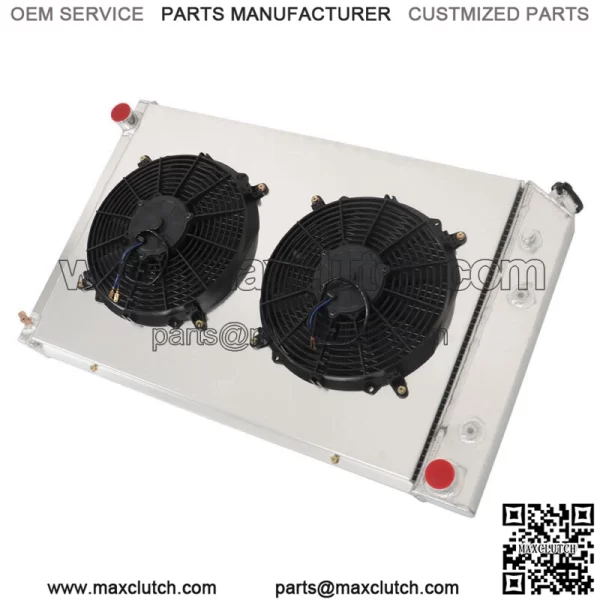 For 1973-1987 GMC Chevy C/K C10 C20 C30 K10/20 Truck CC716 3 Rows Radiator&Fan - Image 5