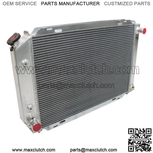 Radiator 3 Row Full Aluminum For 1980-1993 Ford Mustang 1980-1988 Mercury AT - Image 2