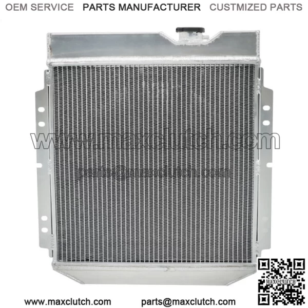 Aluminum Radiator 3 Row+Shroud Fan Relay For Ford 1960-65 Falcon/1965-66 Mustang - Image 5
