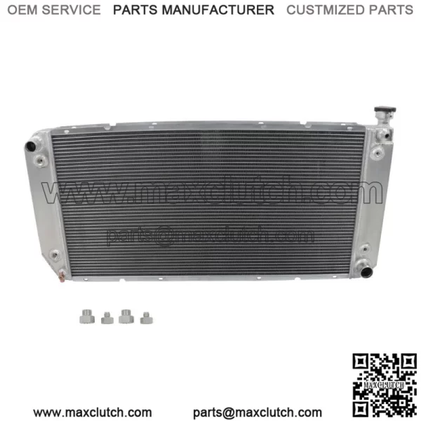 4 Row Radiator For 1988-2000 Chevy GMC C/K 1500 2500 3500 Pickup 5.7L 7.4L V8 - Image 2