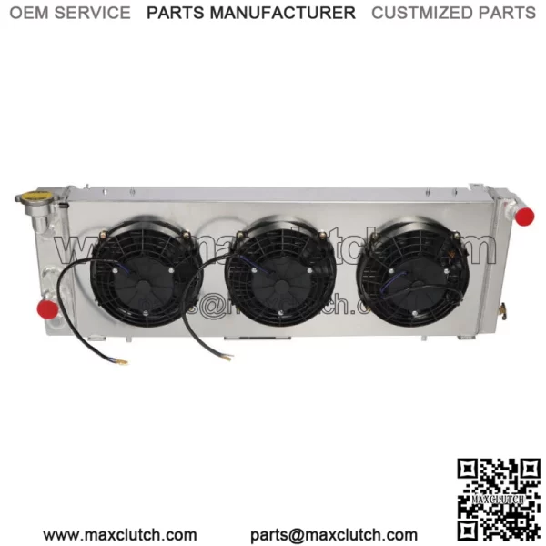 For 1992-2001 Jeep Cherokee XJ/Comanche Radiator +Shroud Fan Relay Kit Aluminum - Image 4