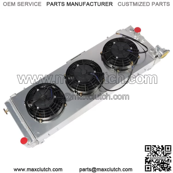 For 1992-2001 Jeep Cherokee XJ/Comanche Radiator +Shroud Fan Relay Kit Aluminum - Image 5