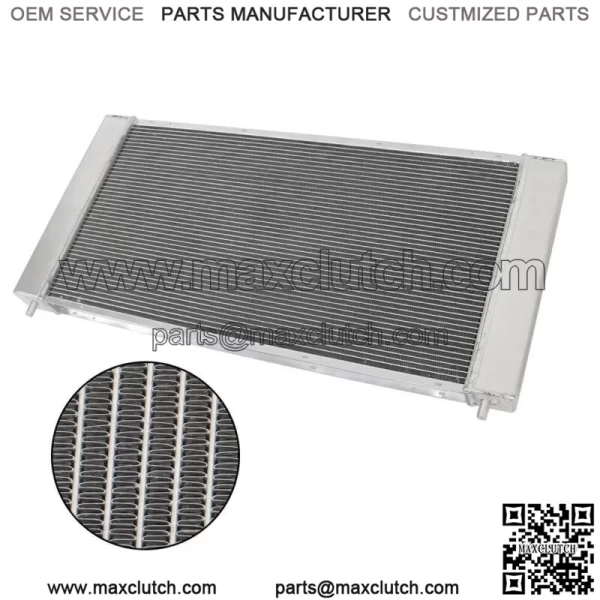 For Chevy Silverado 1500 2500 Tahoe GMC Sierra Yukon 34'' 3Row Aluminum Radiator