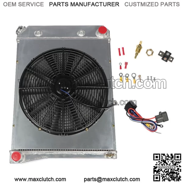 3 Row Radiator+Shroud Fan Kit For 68-74 Chevy Nova 70-81 Camaro 75-87 El Camino