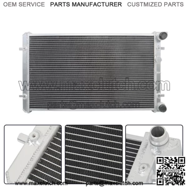 2ROW Aluminum Radiator For 1999-2005 VW VAG Golf Jetta MK4 Audi TT 1J0121253AD