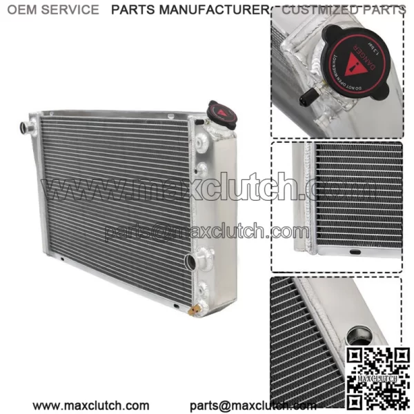 3 Row Aluminum Racing Radiator For 1982-2002 Chevy S10 Blazer 1984-1990 Corvette - Image 4