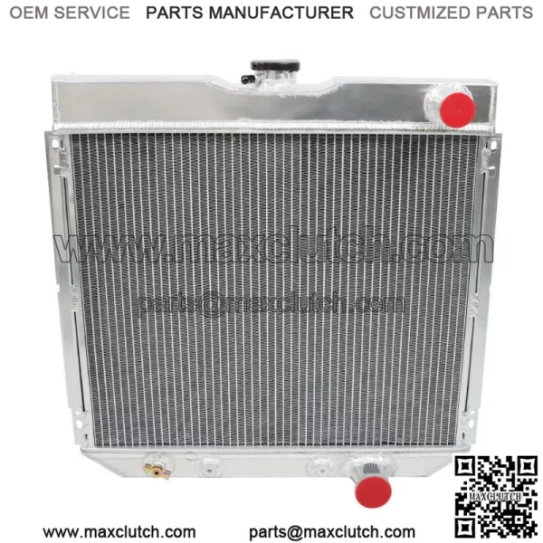 For 1963-1970 Fairlane Falcon Galaxie V8 Full Aluminum Core Racing 3Row Radiator - Image 2