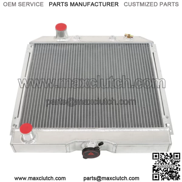 For 1963-1970 Fairlane Falcon Galaxie V8 Full Aluminum Core Racing 3Row Radiator - Image 3
