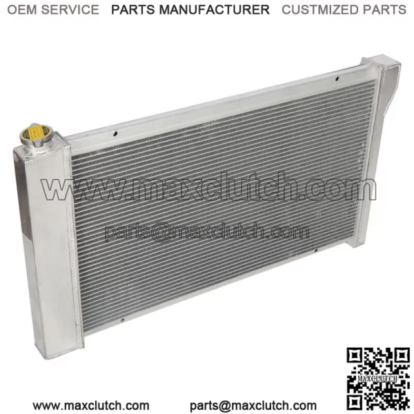 3 Row Radiator+Shroud Fan+Relay For 1967 1968-1972 Chevy GMC C/K 10 20 30 Truck - Image 4
