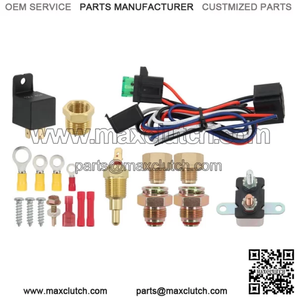 3Row Radiator+Shroud Fan Kit For 1988-1999 Chevy Truck GMC C/K C1500 C2500 C3500 - Image 2